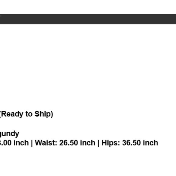 Burgundy Azazie Milagros Strapless Dress - Picture 5 of 5